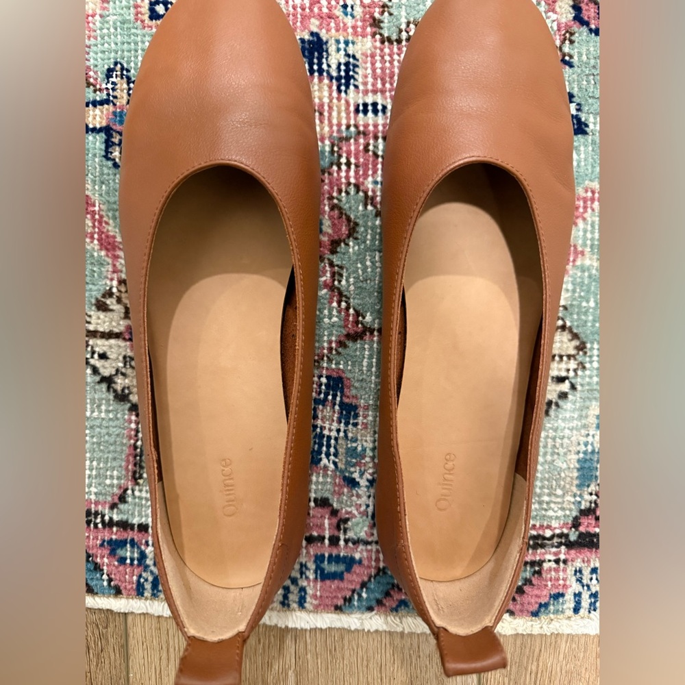 Quince Leather ballet flats